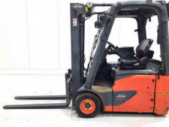 Linde E16C-02 three-wheel forklift 2016