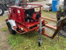 Cable pulling winch