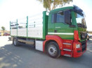 2010 MAN TGM 18 290 Flatbed Truck with Hiab 066 Crane - 331 HP - Spain