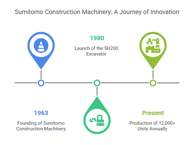 Sumitomo Hydraulic Excavator Line History