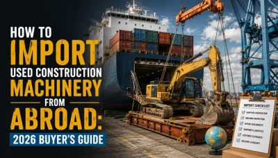 How to Import Used Construction Machinery from Abroad: 2026 Buyer's Guide