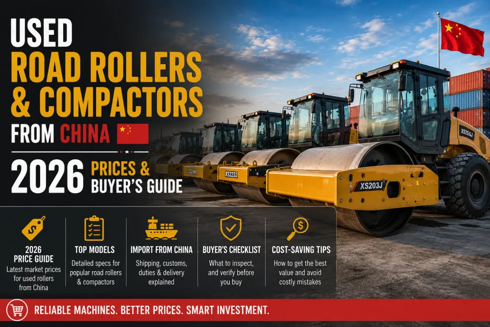 Used Road Rollers & Compactors from China: 2026 Prices & Buyer's Guide